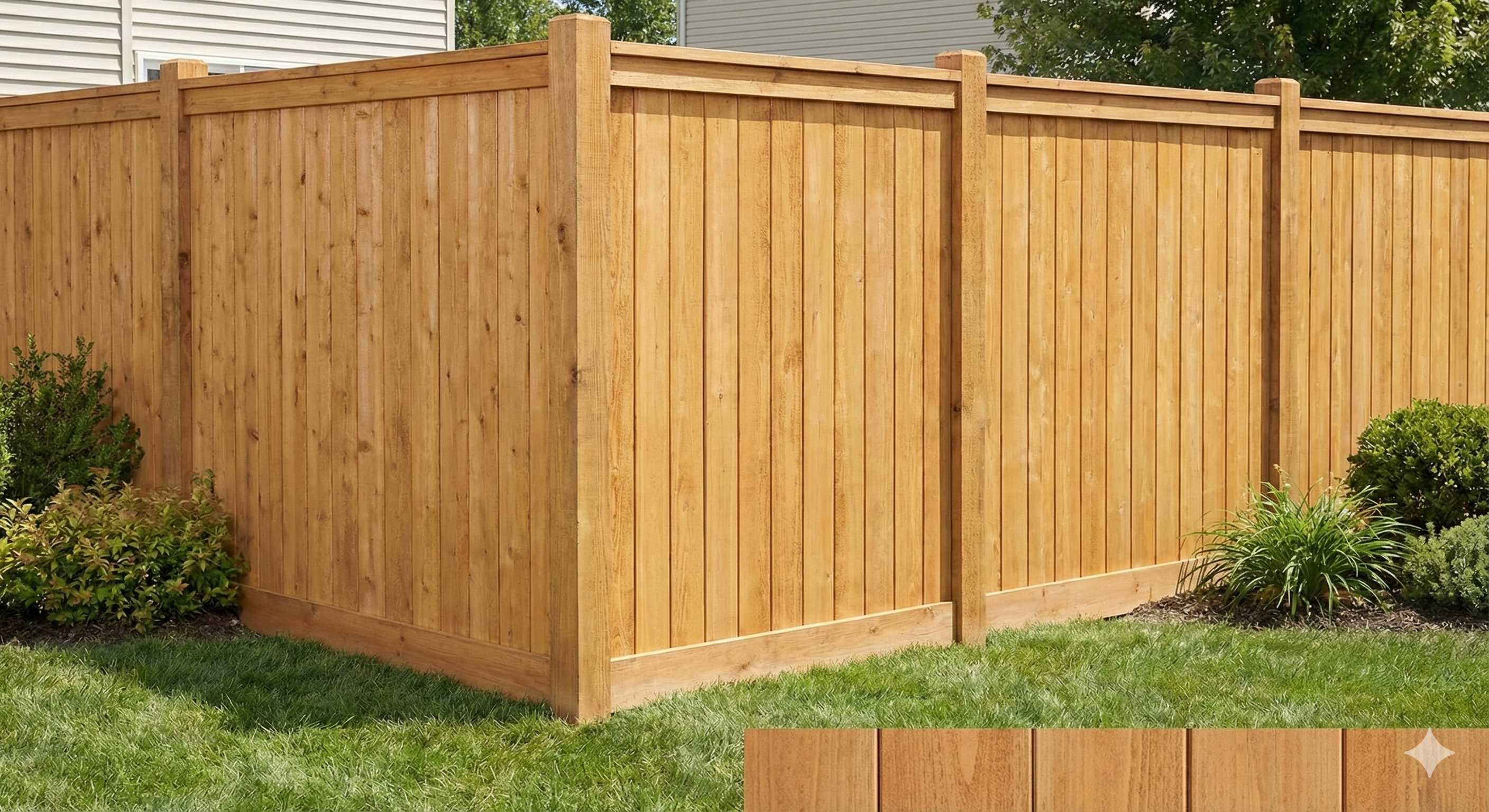 Custom cedar wood fence installation Wallkill NY